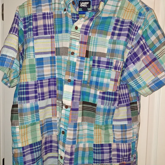 Lands End Men's Large 16-16 1/2 Traditional Fit - Picture 1 of 5